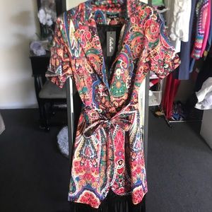 Multicolored jacket dress brand new